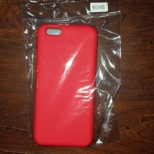 Iphone 6/6s red silicone phone case